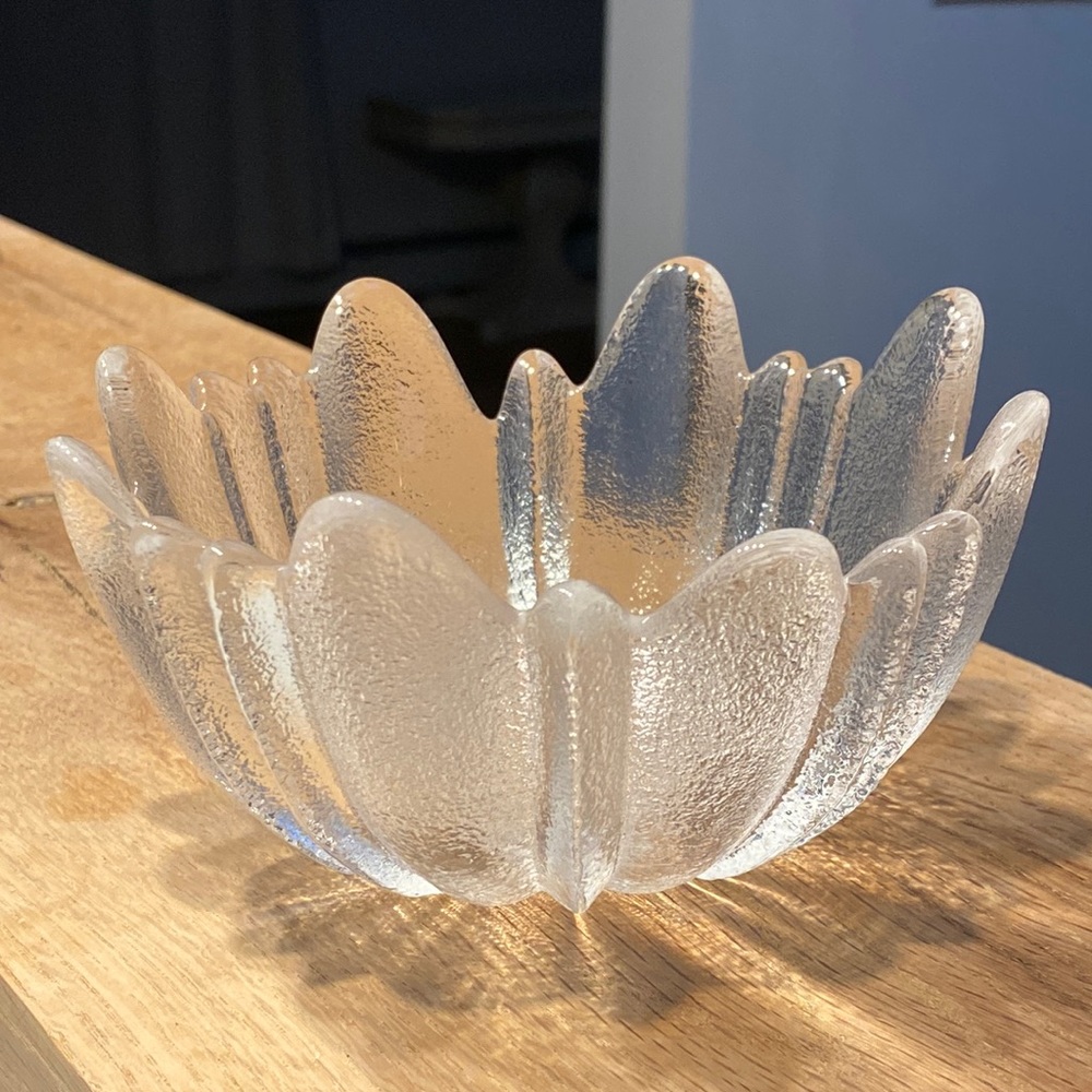 Frosted Crystal Candy Bowl